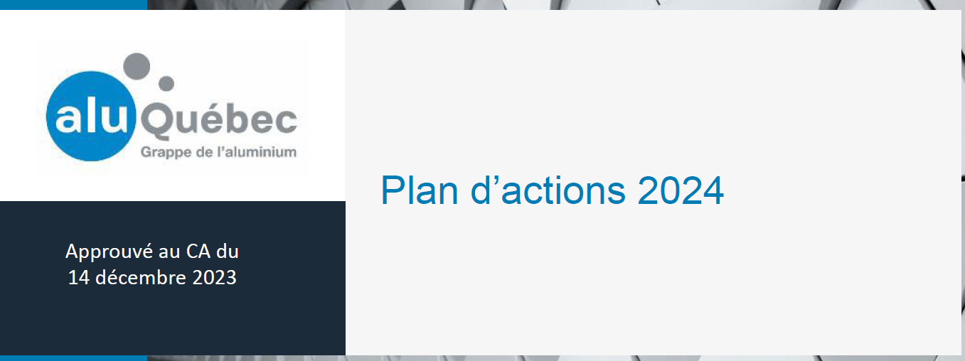 Plan actions 2024 - AluQuébec