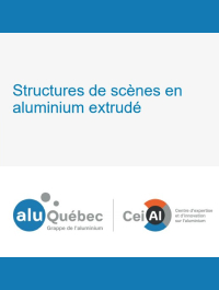 Structures de scènes en aluminium extrudé - AluQuébec