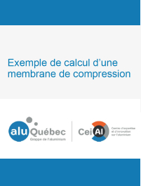 Exemple: Calcul d’une membrure en compression - AluQuébec