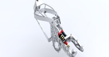 Conception d’un châssis en aluminium et du berceau de suspension arrière d’une moto électrique - AluQuébec